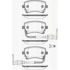 8110 29041 TRISCAN Комплект тормозных колодок, дисковый тормоз