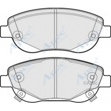 PAD1788 APEC Комплект тормозных колодок, дисковый тормоз