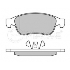 025 249 1418/PD MEYLE Комплект тормозных колодок, дисковый тормоз