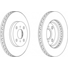 DDF1314 FERODO Тормозной диск
