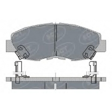 SP 180 SCT Комплект тормозных колодок, дисковый тормоз