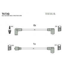 T473G TESLA Комплект проводов зажигания