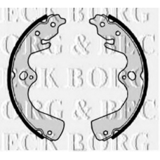 BBS6312 BORG & BECK Комплект тормозных колодок