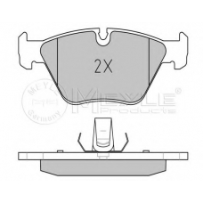 025 231 8320/PD MEYLE Комплект тормозных колодок, дисковый тормоз