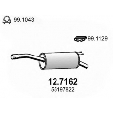 12.7162 ASSO Глушитель выхлопных газов конечный