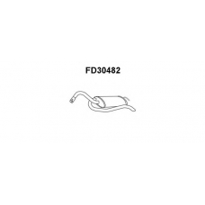 FD30482 VENEPORTE Глушитель выхлопных газов конечный