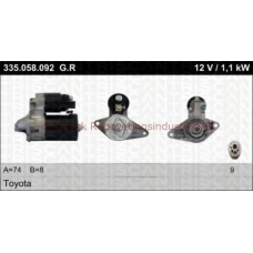 22-335-058-092 TRISCAN Стартер