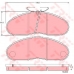 GDB948 TRW Комплект тормозных колодок, дисковый тормоз