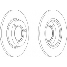 DDF096 FERODO Тормозной диск