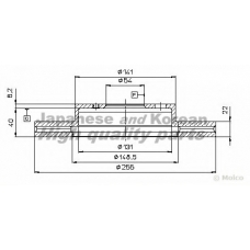 T602-96 ASHUKI Тормозной диск
