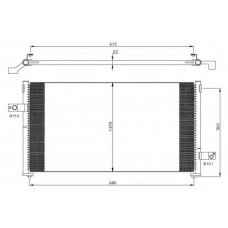 35877 NRF Конденсатор, кондиционер