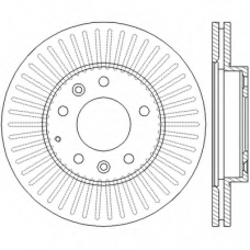 562446B BENDIX Тормозной диск