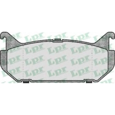 05P512 LPR Комплект тормозных колодок, дисковый тормоз