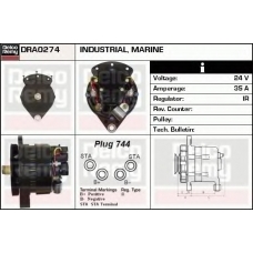 DRA0274 DELCO REMY Генератор