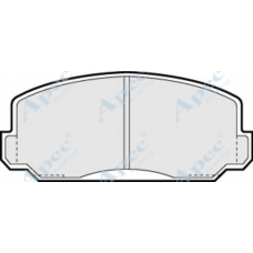 PAD293 APEC Комплект тормозных колодок, дисковый тормоз