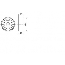 TKR 9174 TIMKEN Натяжной ролик, поликлиновой  ремень
