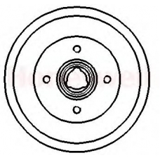 329126B BENDIX Тормозной барабан