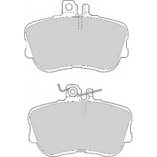 DBP220854 DURON Комплект тормозных колодок, дисковый тормоз