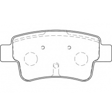 WBP24349A WAGNER LOCKHEED Комплект тормозных колодок, дисковый тормоз