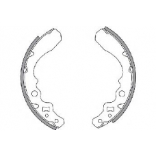 30478 SPIDAN Комплект тормозных колодок