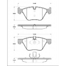 BLF1424 QUINTON HAZELL Комплект тормозных колодок, дисковый тормоз