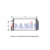 082039N AKS DASIS Конденсатор, кондиционер