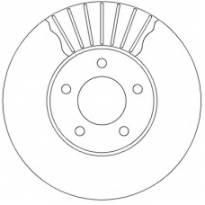 562292BC BENDIX Тормозной диск