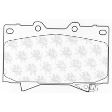 BP1194 QH Benelux Комплект тормозных колодок, дисковый тормоз