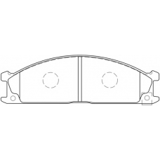 FP0333 FIT Комплект тормозных колодок, дисковый тормоз