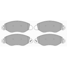 802.1 SIMER Комплект тормозных колодок, дисковый тормоз