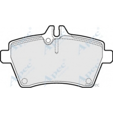 PAD1439 APEC Комплект тормозных колодок, дисковый тормоз