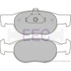 BRP1051 EEC Комплект тормозных колодок, дисковый тормоз