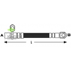 38-0383 KAGER Тормозной шланг