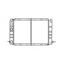 58695 NRF Радиатор, охлаждение двигателя