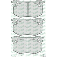 05P229 LPR Комплект тормозных колодок, дисковый тормоз