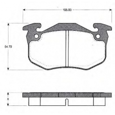 BLF999 QUINTON HAZELL Комплект тормозных колодок, дисковый тормоз