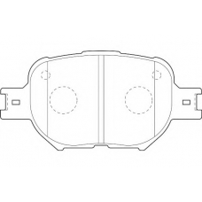 WBP23526A WAGNER LOCKHEED Комплект тормозных колодок, дисковый тормоз