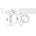 TD1293 TREVI AUTOMOTIVE Натяжной ролик, ремень ГРМ