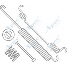 KIT985 APEC Комплектующие, тормозная колодка
