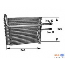 8FV 351 210-061 HELLA Испаритель, кондиционер