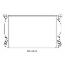 2065059 ORDONEZ Радиатор, охлаждение двигателя