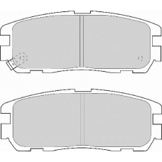 FD6828N NECTO Комплект тормозных колодок, дисковый тормоз