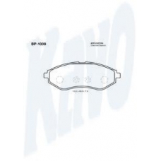 BP-1008 KAVO PARTS Комплект тормозных колодок, дисковый тормоз