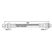 FBH6575 FIRST LINE Тормозной шланг