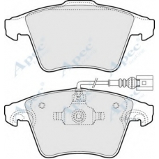 PAD1336 APEC Комплект тормозных колодок, дисковый тормоз