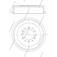 T340A07 NPS Тормозной барабан