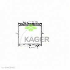 31-3208 KAGER Радиатор, охлаждение двигателя