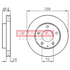 103992 KAMOKA Тормозной диск