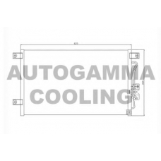 104478 AUTOGAMMA Конденсатор, кондиционер
