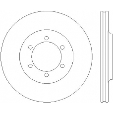 MDC927 MINTEX Тормозной диск